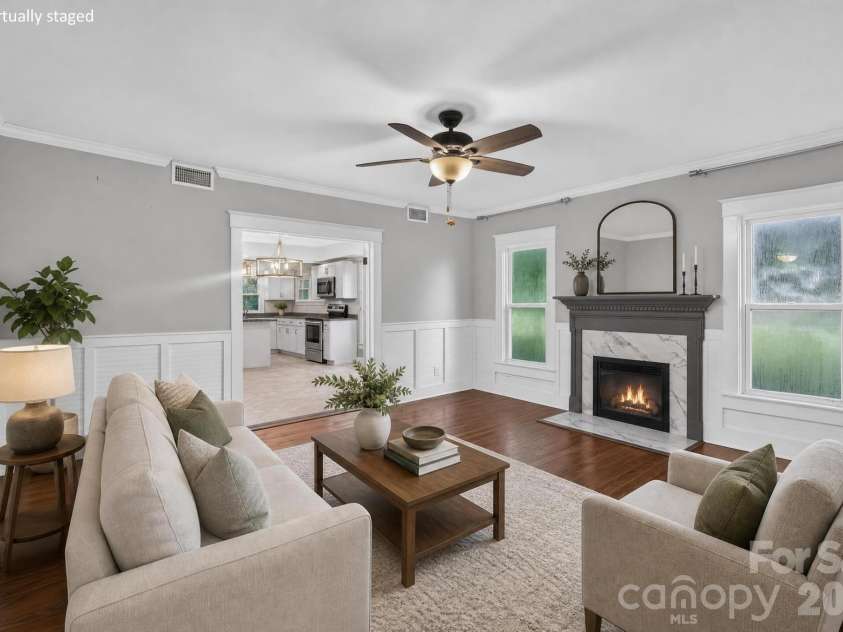413 Main Street, Cleveland, NC 27013.  MLS# CAR4407248, YatesRealty ID 41649. Virtually staged