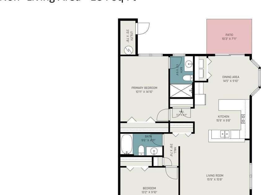 6124 Warrior Avenue, Fort Mill, SC 29707.  MLS# CAR4397314, YatesRealty ID 41666. Floorplan and measurements