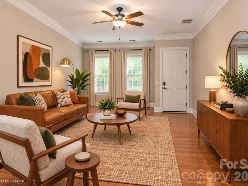 5732 Village Drive, Concord, NC 28027.  MLS# CAR4404849, YatesRealty ID 41667. Virtually Staged