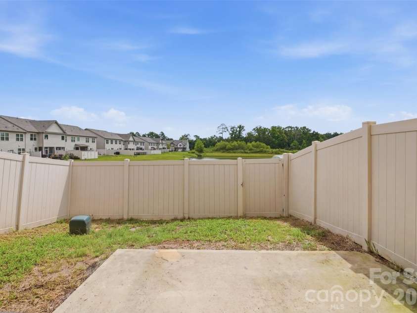 2614 Winter Thistle Way, Indian Land, SC 29707.  MLS# CAR4410501, YatesRealty ID 41675. Fenced In Patio Area