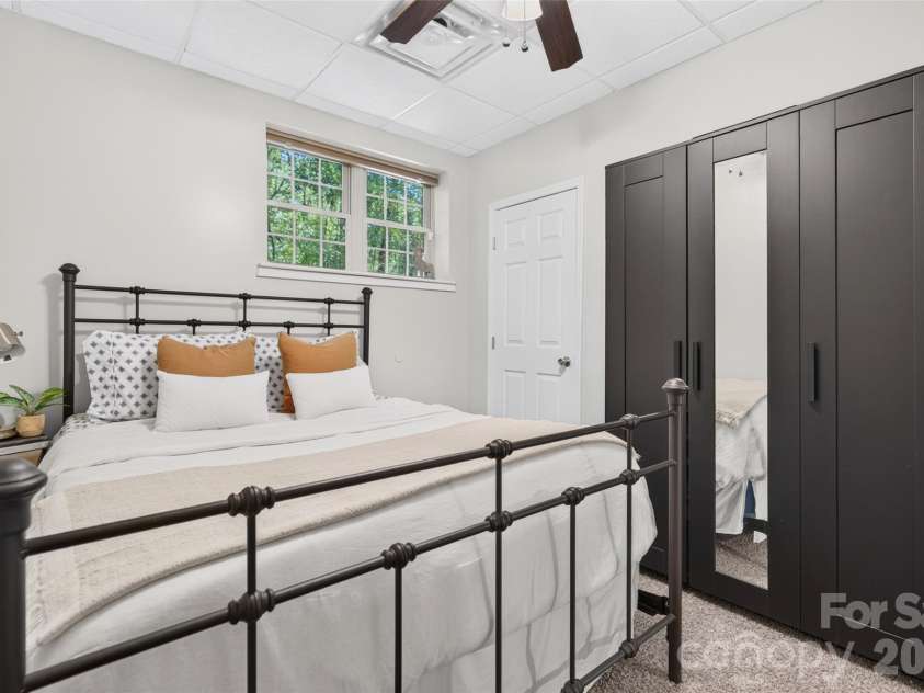 142 Talley Ridge Drive, Troutman, NC 28166.  MLS# CAR4407328, YatesRealty ID 41676. Lower Level bedroom