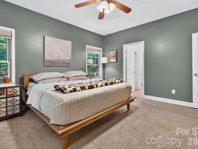 142 Talley Ridge Drive, Troutman, NC 28166.  MLS# CAR4407328, YatesRealty ID 41676. Primary Bedroom