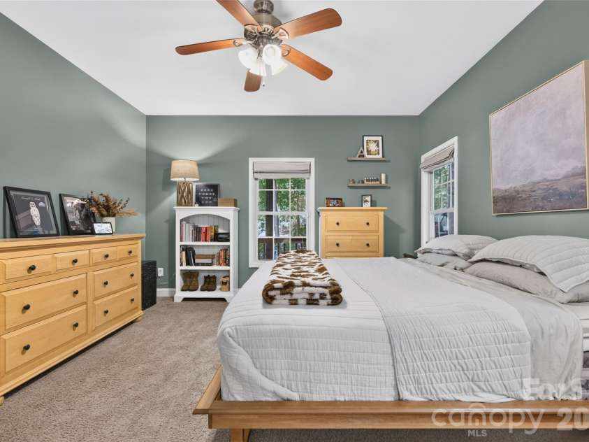 142 Talley Ridge Drive, Troutman, NC 28166.  MLS# CAR4407328, YatesRealty ID 41676. Primary Bedroom