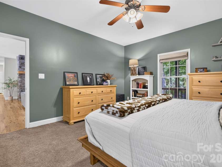 142 Talley Ridge Drive, Troutman, NC 28166.  MLS# CAR4407328, YatesRealty ID 41676. Primary Bedroom
