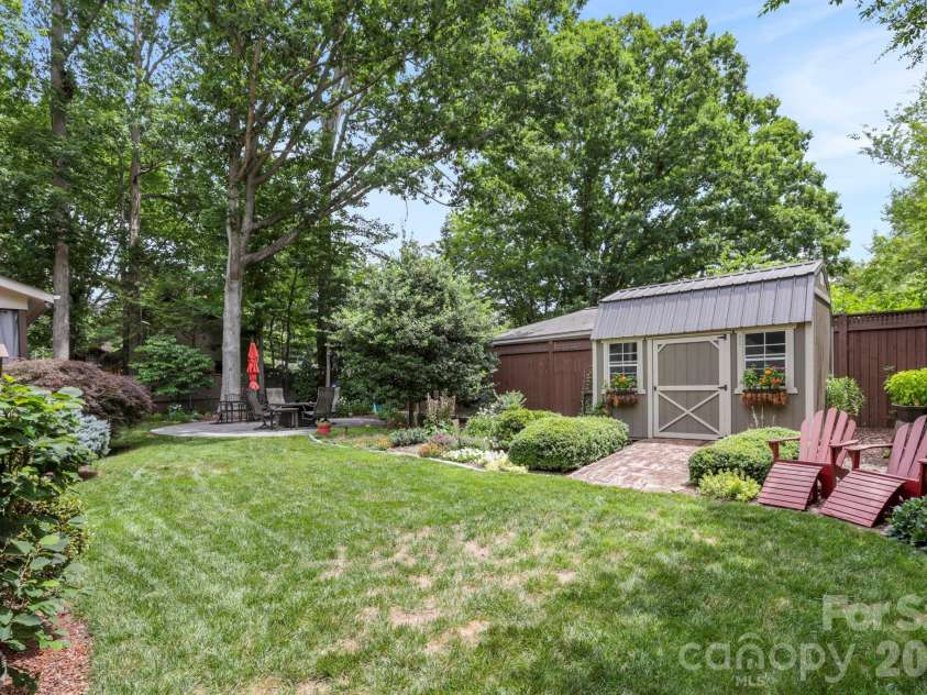 202 Midland Avenue, Black Mountain, NC 28711.  MLS# CAR4408523, YatesRealty ID 41682. Back yard