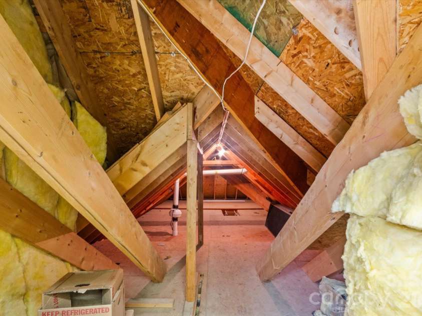 6 Jasmine Lane, Brevard, NC 28712.  MLS# CAR4410502, YatesRealty ID 41700. Attic Access