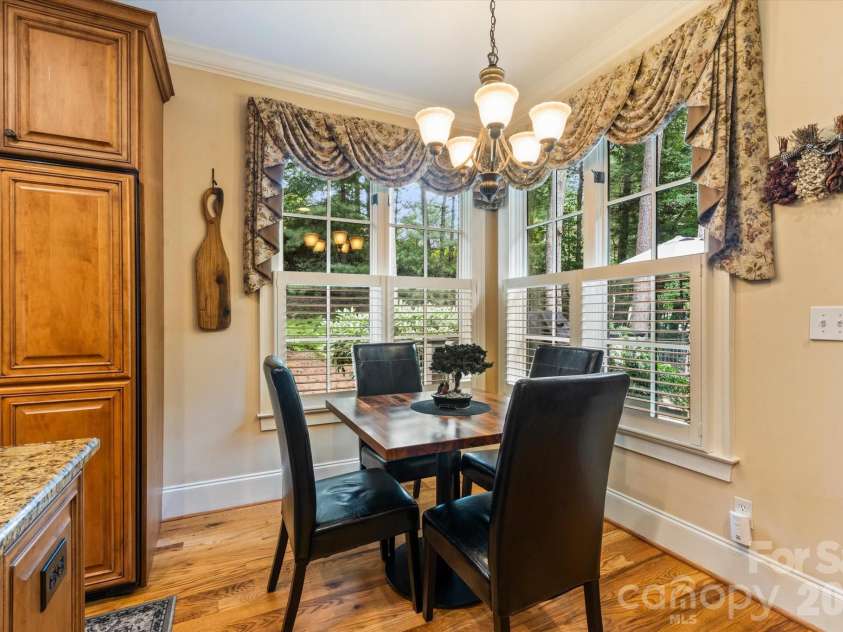 6 Jasmine Lane, Brevard, NC 28712.  MLS# CAR4410502, YatesRealty ID 41700. Breakfast Area