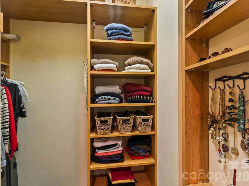 6 Jasmine Lane, Brevard, NC 28712.  MLS# CAR4410502, YatesRealty ID 41700. Closet Built-Ins