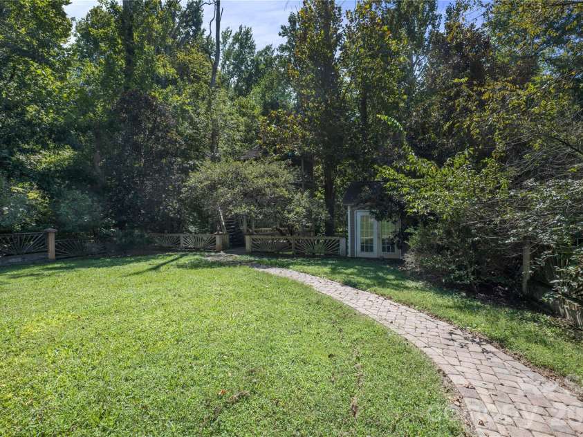 13631 William Stowe Drive, Charlotte, NC 28262.  MLS# CAR4411890, YatesRealty ID 41701. Back Yard