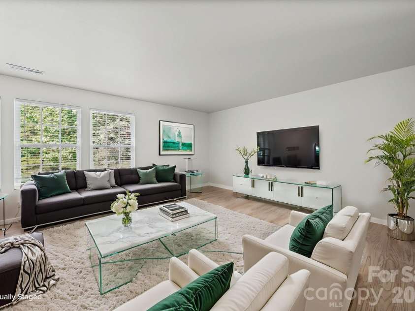 1604 Bray Drive, Charlotte, NC 28214.  MLS# CAR4409695, YatesRealty ID 41773. Great Room - Virtually Staged