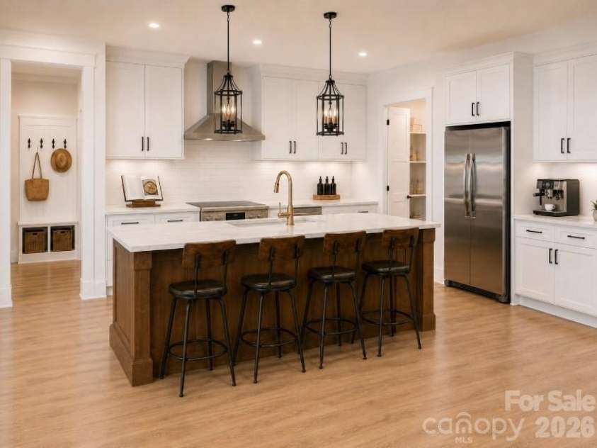 509 Simpson Road, Locust, NC 28097.  MLS# CAR4407776, YatesRealty ID 41779. Kitchen w/standard features * Rendering *