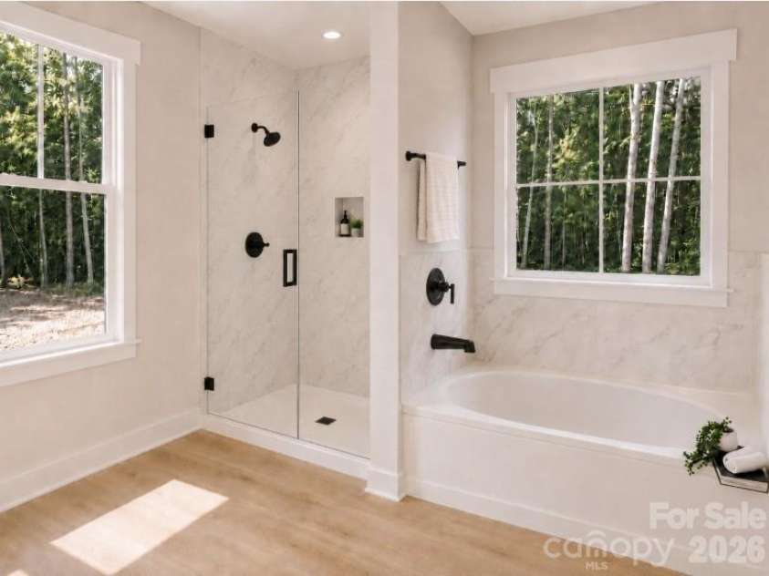509 Simpson Road, Locust, NC 28097.  MLS# CAR4407776, YatesRealty ID 41779. Primary bath *Rendering*