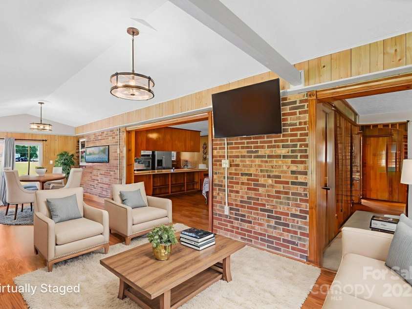 2036 Biggers Lake Road, Shelby, NC 28152.  MLS# CAR4273982, YatesRealty ID 4178. Virtually staged living room