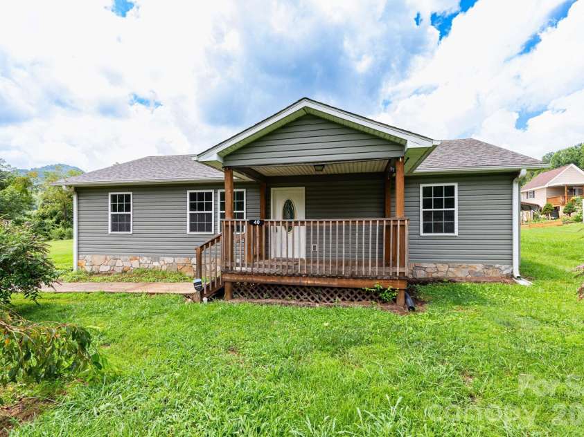 40 Eddie Drive, Old Fort, NC 28762.  MLS# CAR4409389, YatesRealty ID 41780. Front of Home