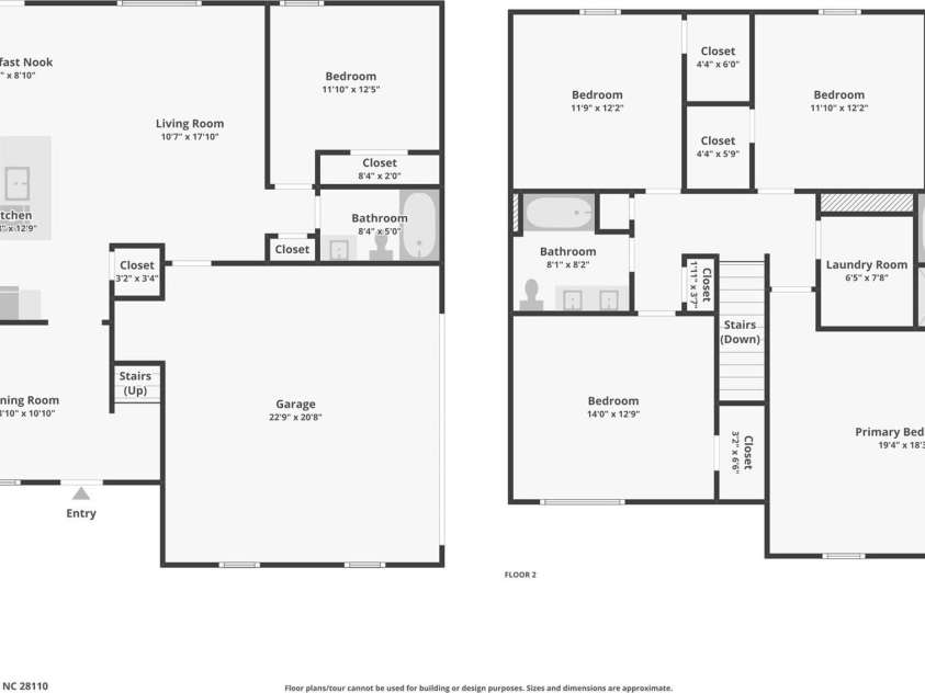 2127 Vecchio Drive, Monroe, NC 28110.  MLS# CAR4410906, YatesRealty ID 41791. 