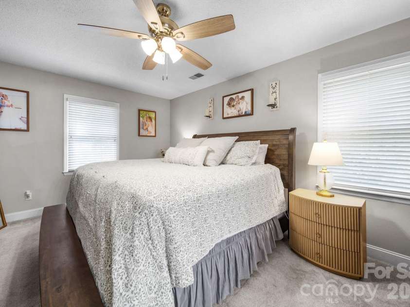 2115 Acorn Lane, Monroe, NC 28112.  MLS# CAR4410769, YatesRealty ID 41798. Primary Bedroom