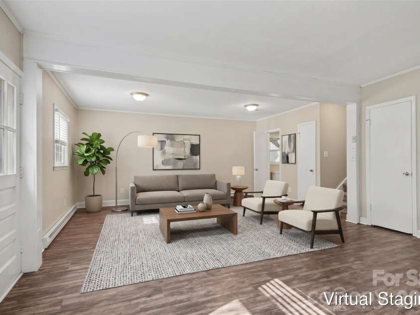 6209 Springfield Drive, Charlotte, NC 28212.  MLS# CAR4411035, YatesRealty ID 41807. Virtually staged