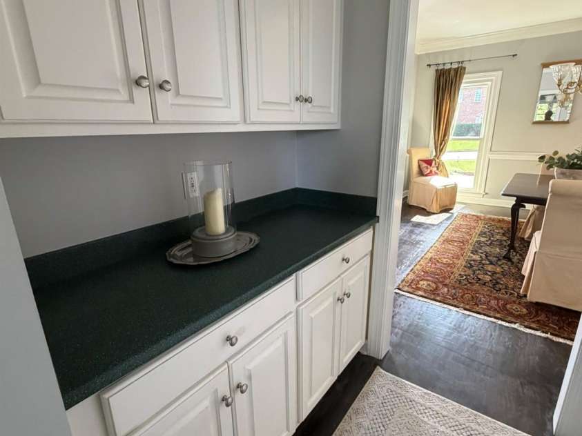 232 40th Avenue Drive, Hickory, NC 28601.  MLS# CAR4411131, YatesRealty ID 41815. Built in buffet between the dinning room and kitchen.