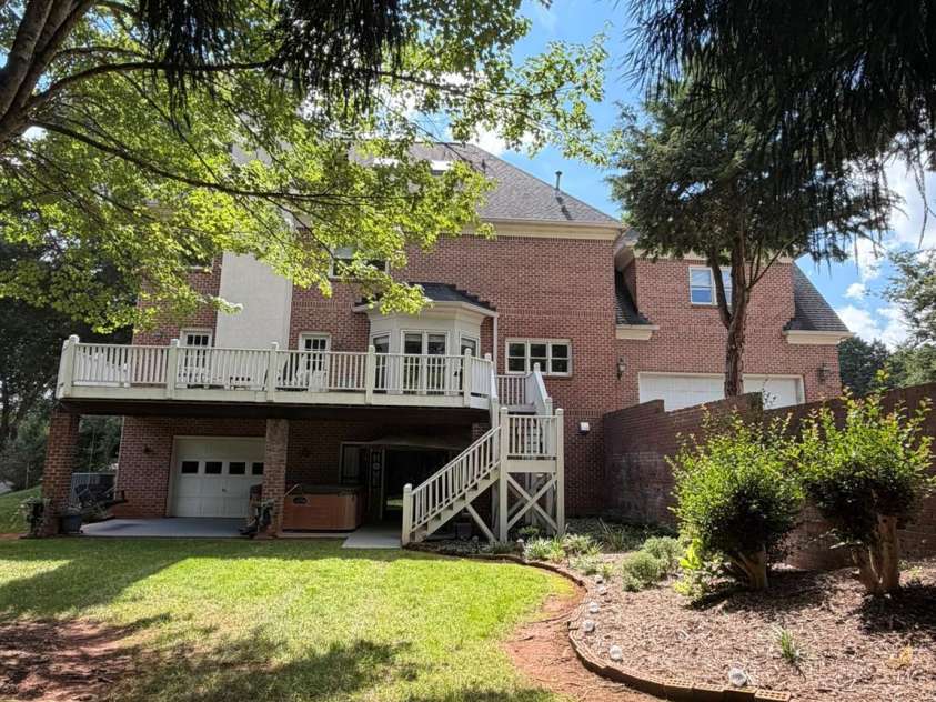 232 40th Avenue Drive, Hickory, NC 28601.  MLS# CAR4411131, YatesRealty ID 41815. View from the back.