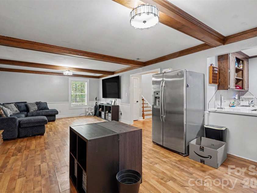 502 Cedarwood Drive, Monroe, NC 28112.  MLS# CAR4405782, YatesRealty ID 41817. View from second dinning room on main level