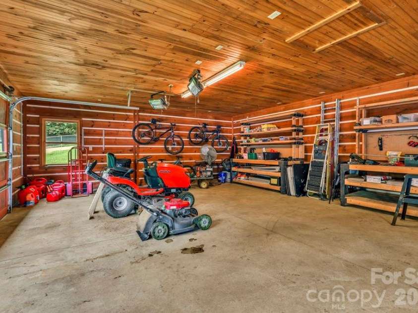 165 Leighway Lane, Banner Elk, NC 28604.  MLS# CAR4409555, YatesRealty ID 41826. Inside of workshop