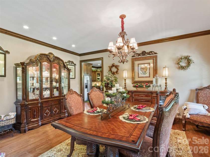 38 Peterson Lane, Green Mountain, NC 28740.  MLS# CAR4405533, YatesRealty ID 41828. Formal dining room