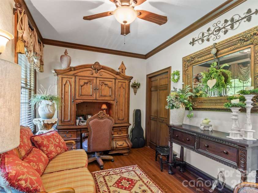 38 Peterson Lane, Green Mountain, NC 28740.  MLS# CAR4405533, YatesRealty ID 41828. Study/office