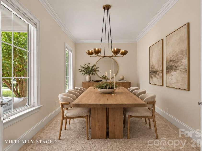 7967 Glen Abbey Circle, Stanley, NC 28164.  MLS# CAR4409089, YatesRealty ID 41832. Office Virtually Staged as a formal Dining Room