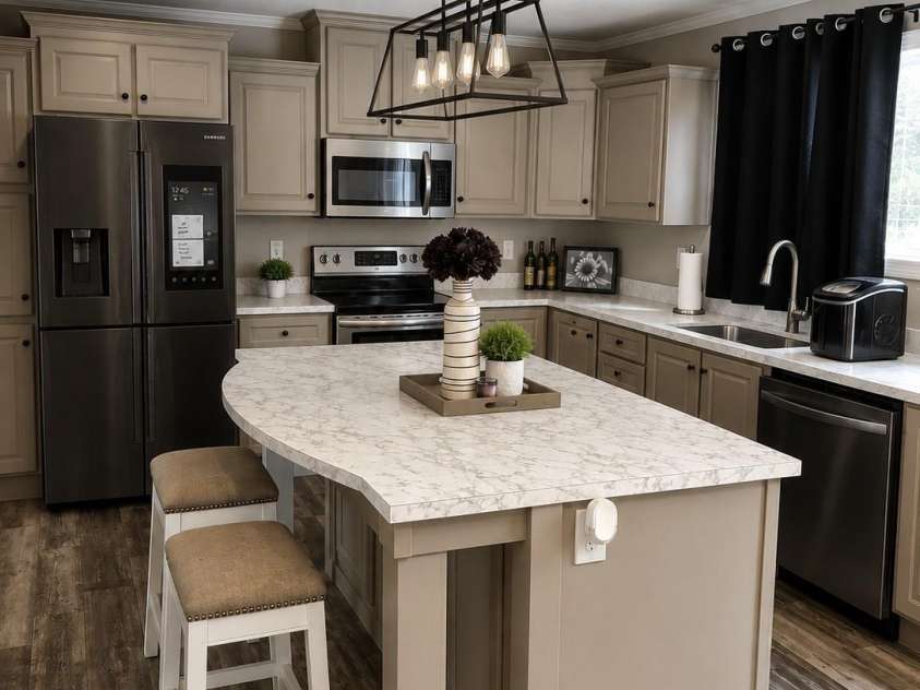 534 Browns Hill Road, Locust, NC 28097.  MLS# CAR4410937, YatesRealty ID 41835. Kitchen