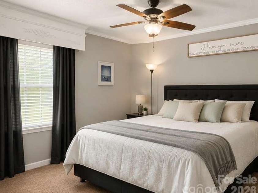 534 Browns Hill Road, Locust, NC 28097.  MLS# CAR4410937, YatesRealty ID 41835. Master Bedroom