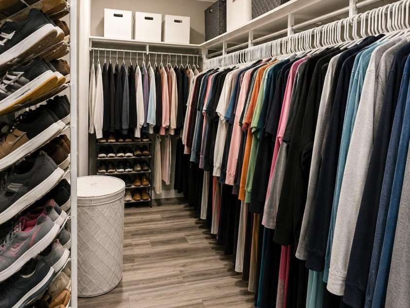 534 Browns Hill Road, Locust, NC 28097.  MLS# CAR4410937, YatesRealty ID 41835. Master Closet