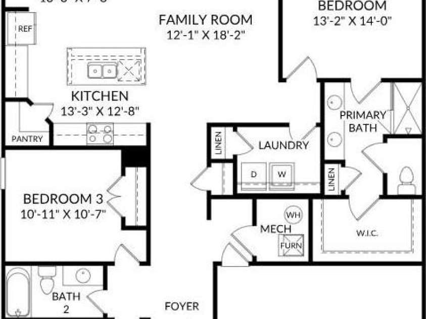 3021 Shaver Ridge Lane, Charlotte, NC 28215.  MLS# CAR4409395, YatesRealty ID 41837. Main Level