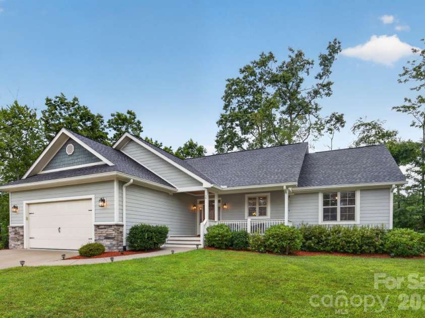 14 Wood Path Lane, Arden, NC 28704.  MLS# CAR4409807, YatesRealty ID 41842. Front of Home