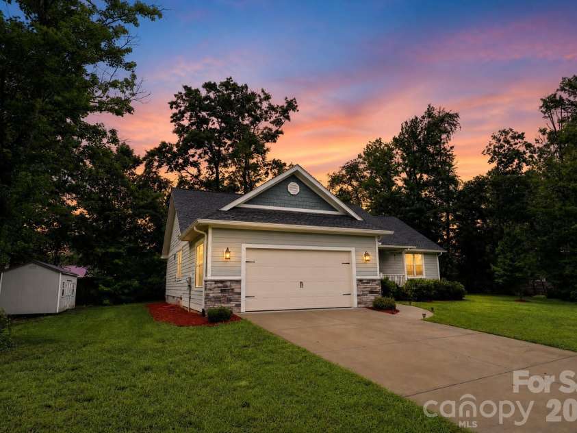 14 Wood Path Lane, Arden, NC 28704.  MLS# CAR4409807, YatesRealty ID 41842. Twilight View