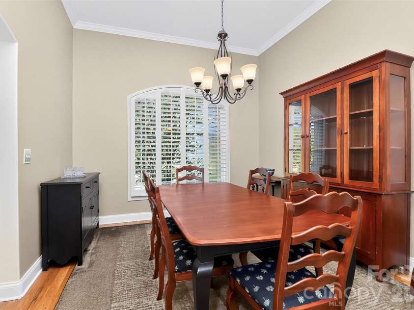 154 Ramano Drive, Iron Station, NC 28080.  MLS# CAR4411067, YatesRealty ID 41853. Dining Room