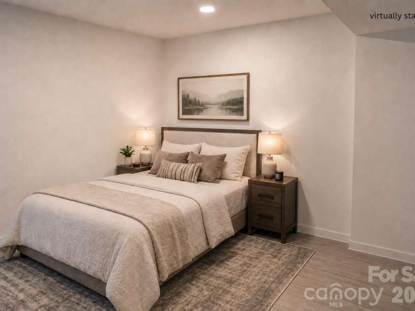 363 Rolling Ridge Road, Rock Hill, SC 29730.  MLS# CAR4404633, YatesRealty ID 41857. Virtually staged basement guest room