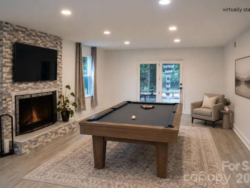 363 Rolling Ridge Road, Rock Hill, SC 29730.  MLS# CAR4404633, YatesRealty ID 41857. Virtually staged rec room
