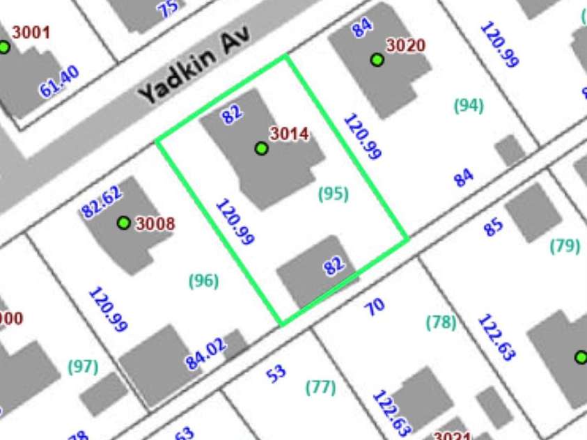 3014 Yadkin Avenue, Charlotte, NC 28205.  MLS# CAR4407653, YatesRealty ID 41858. 