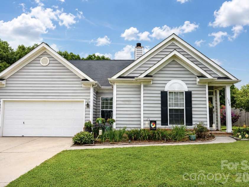 2568 Governors Pointe Court, Concord, NC 28025.  MLS# CAR4411275, YatesRealty ID 41861. 