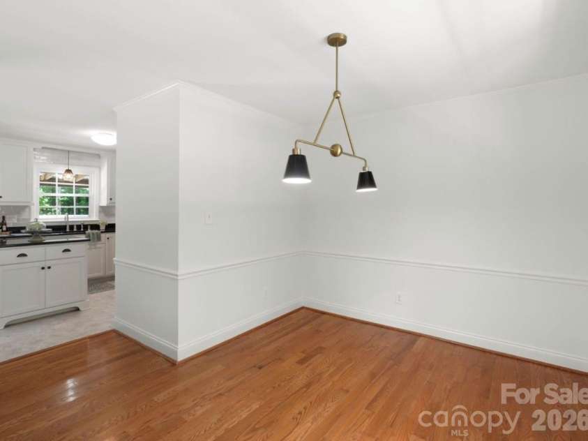 110 Sawtooth Lane, Stanley, NC 28164.  MLS# CAR4409490, YatesRealty ID 41865. Dining room leads into kitchen