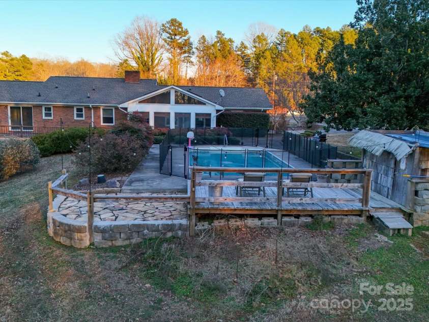 44101 Millingport Road, Richfield, NC 28137.  MLS# CAR4213972, YatesRealty ID 419. Back with outdoor areas