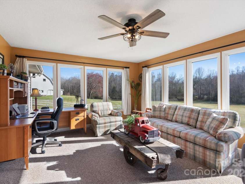 732 Crowe Dairy Road, Forest City, NC 28043.  MLS# CAR4234052, YatesRealty ID 419. Climate controlled sunroom.