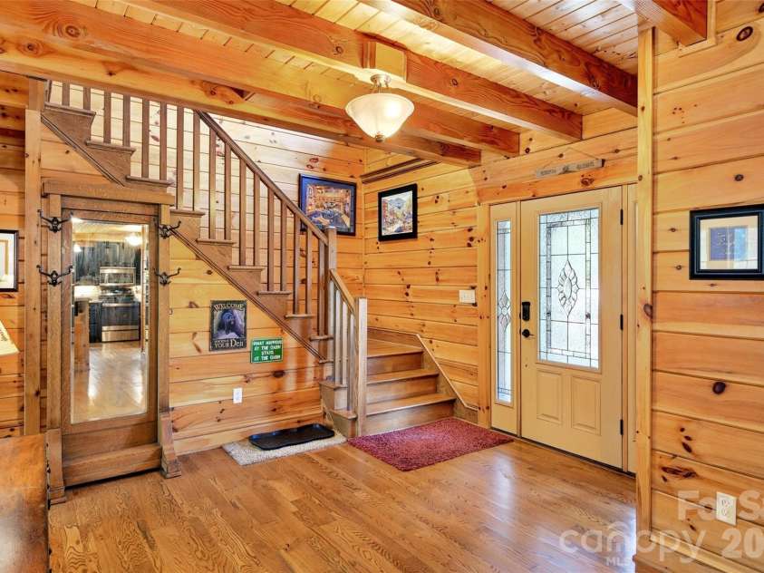 1767 Catawba Falls Parkway, Black Mountain, NC 28711.  MLS# CAR4411768, YatesRealty ID 41900. Entry way