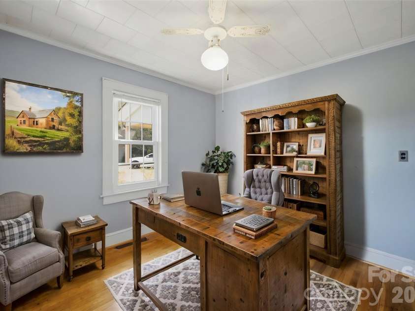 636 NC 16 Highway, Taylorsville, NC 28681.  MLS# CAR4401021, YatesRealty ID 41910. Virtually staged office