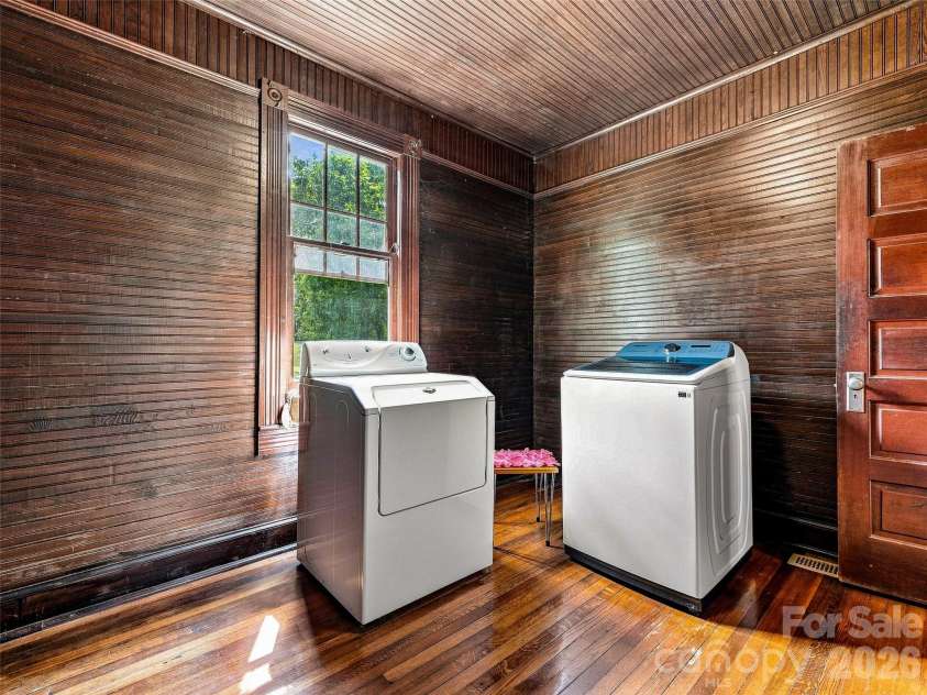5 Clarks Cove Road, Leicester, NC 28748.  MLS# CAR4411750, YatesRealty ID 41911. Large laundry room