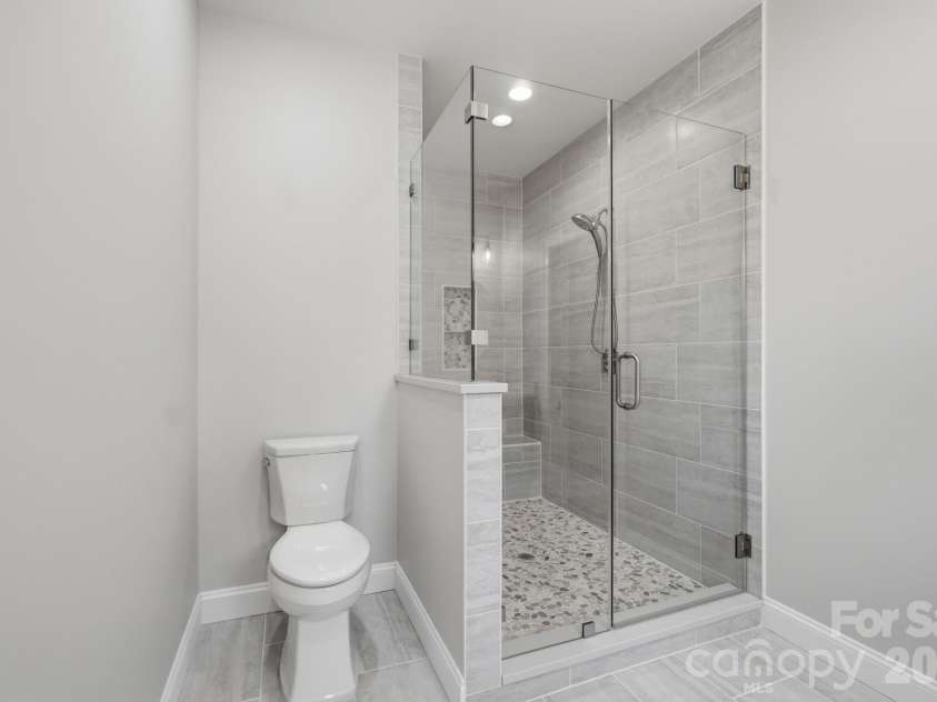 5529 Paddock Way, Granite Falls, NC 28630.  MLS# CAR4404325, YatesRealty ID 41913. Tiled Walk-in Shower