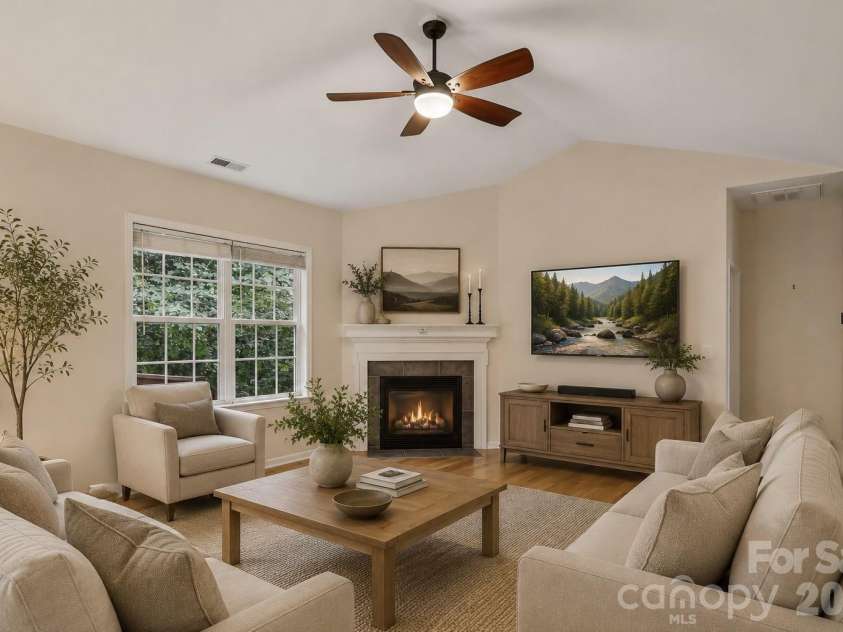 102 Woodcreek Circle, Swannanoa, NC 28778.  MLS# CAR4409853, YatesRealty ID 41918. Virtually Enhanced