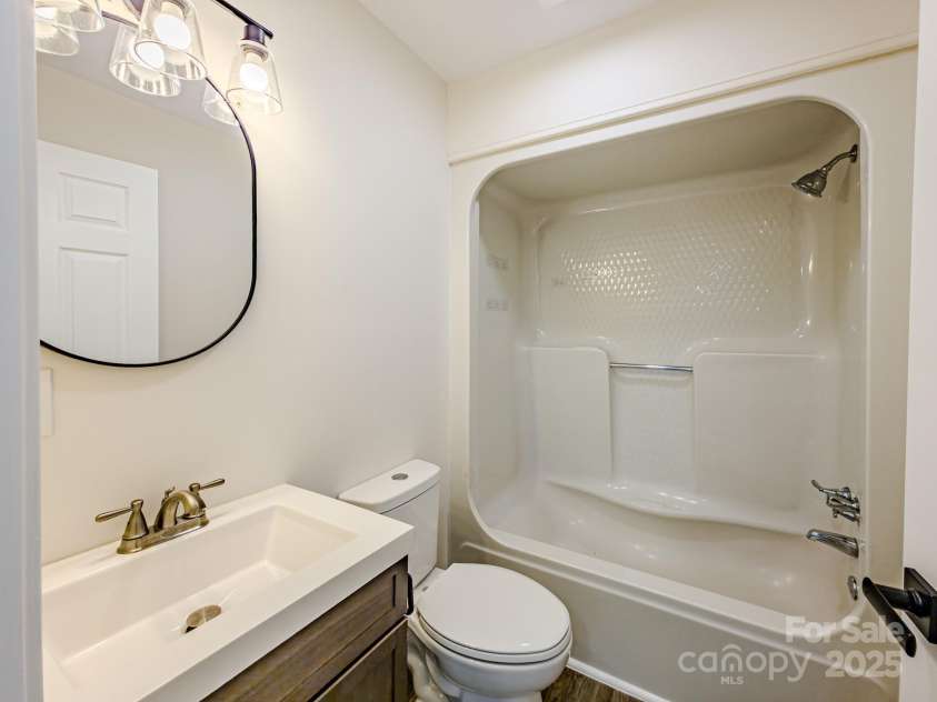 238 Lincoln Drive, Forest City, NC 28043.  MLS# CAR4328819, YatesRealty ID 4192. Hall Bathroom