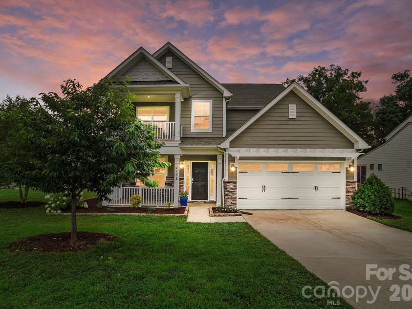 1168 Hearth Lane, Concord, NC 28025.  MLS# CAR4401447, YatesRealty ID 41921. 