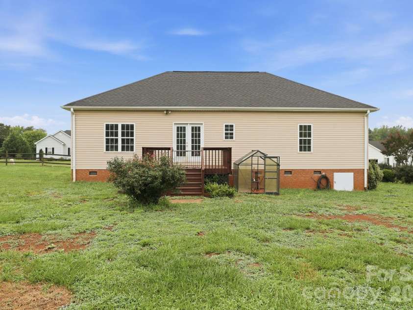 150 Evening Drive, Salisbury, NC 28147.  MLS# CAR4408691, YatesRealty ID 41929. Rear view